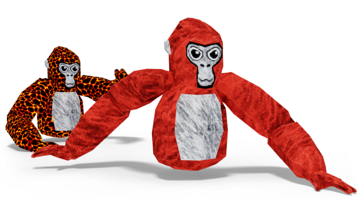 Monkey getting tagged